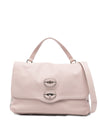 Zanellato Postina® Small Bag In Hammered Leather Pink Roseto