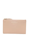 Emporio Armani Zipped Tumbled-Leather Card Holder