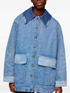 GANNI Coats Blue