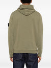 Stone Island Logo cotton hoodie