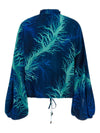 F.R.S . Printed silk blouse