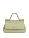 Dolce & Gabbana Sicily Small Handbag In Dauphine Calfskin