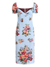 Dolce & Gabbana Flower print silk dress