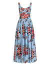 Dolce & Gabbana Flower Print Long Dress