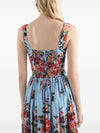 Dolce & Gabbana Flower Print Long Dress