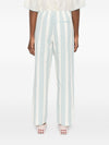 Forte Forte Striped drawstring trousers