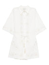 Forte Forte Embroidered cotton shirtdress