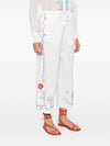 Forte Forte Embroidered cotton trousers