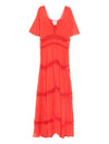 Forte Forte V-neck Cotton and silk v-necked dress