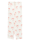 Forte Forte Printed drawstring trousers