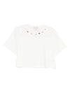 Forte Forte Embroidered cotton t-shirt