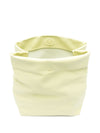 Cortana Delhi S, Large Lime Leather Clutch