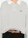 Dunst Striped cotton polo shirt