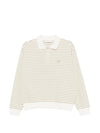 Dunst Striped cotton polo shirt
