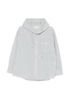 Dunst Checked hooded shirt