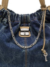 Marc Jacobs The Denim Suede Cristina Tote