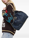 Marc Jacobs The Denim Suede Cristina Tote