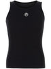 Marine Serre Moon cotton tank top