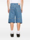 Marine Serre Moon denim bermuda shorts