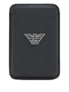 Emporio Armani Asv Regenerated Saffiano Magnetic Card Holder