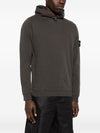 Stone Island Logo cotton hoodie