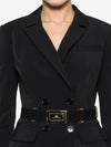 Elisabetta Franchi Belted double-breasted jacket