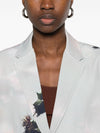 Sissiottostyle Printed single-breasted blazer jacket