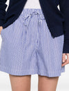 Parosh Striped cotton shorts