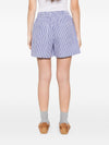 Parosh Striped cotton shorts