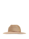 Emporio Armani Woven Raffia Fedora Hat