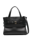 Moschino Tie Me small leather handbag