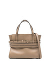 Moschino Tie Me small leather handbag
