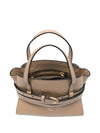 Moschino Tie Me small leather handbag