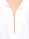 Norma Kamali Oversized shirt bodysuit
