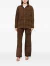 Parosh P.A.R.O.S.H. Suede leather jacket
