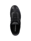 Emporio Armani Nylon sneakers with leather details