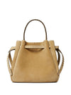 Tory Burch Romy Suede Pick Stitch Bucket Bag