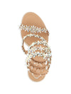 René Caovilla Eva floral crystal sandals