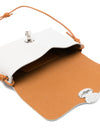 Zanellato Lettera® Small Bag In Hammered Grey Carrara Leather