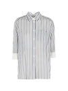 Semicouture Gracia striped cotton shirt