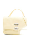 Zanellato Postina® Baby Bag In Hammered Yellow  Leather