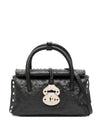 Zanellato Dotta® Baby Cactus Black Crater Leather Bag