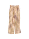 Alberto Biani Printed silk trousers