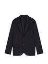 Emporio Armani Nylon single-breasted blazer