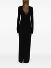 Norma Kamali Turtle-neck long dress