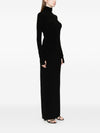 Norma Kamali Turtle-neck long dress