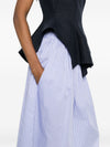 Archivio '67 A-line silhouette Striped cotton skirt