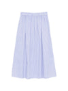 Archivio '67 A-line silhouette Striped cotton skirt