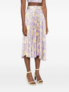 Catalina Printed midi skirt
