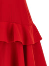 Catalina Silk & Nylon Asymmetric long dress